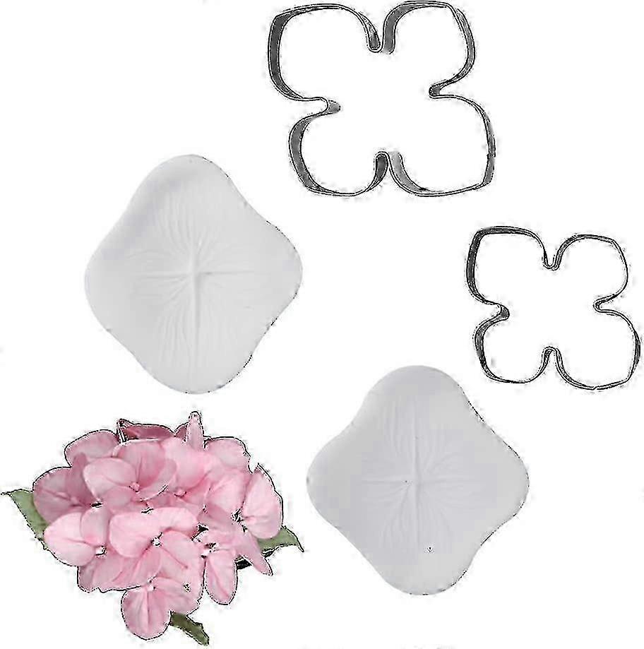 Fondant Cutters Set for Hydrangea Cake Decorating Bakery Tool