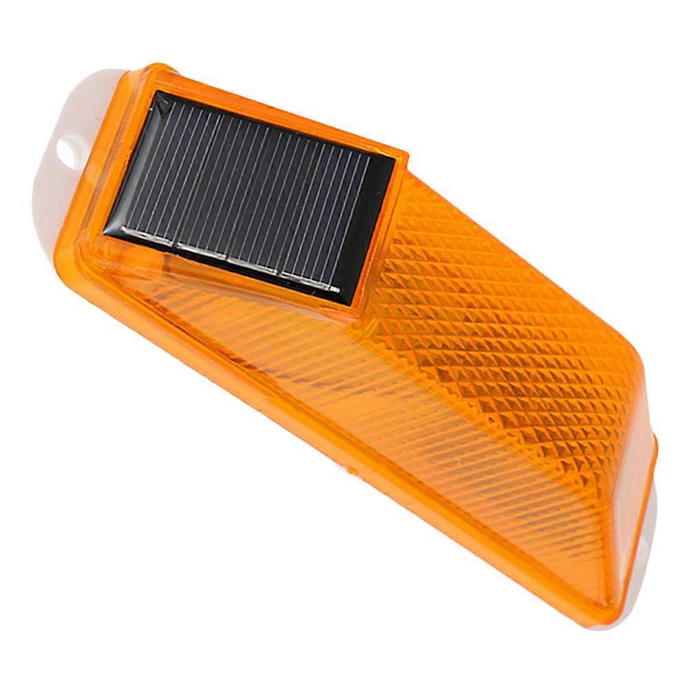 Solar-Warnleuchte für Gartenzäune