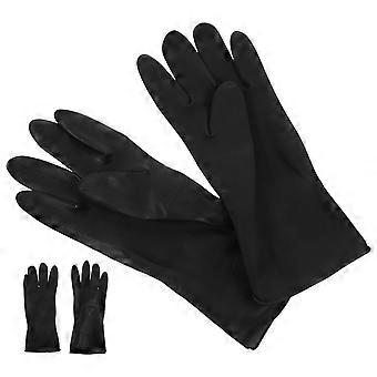 Hair Shampoo Gloves Hair Dye Gloves for Protection 2Pairs Black