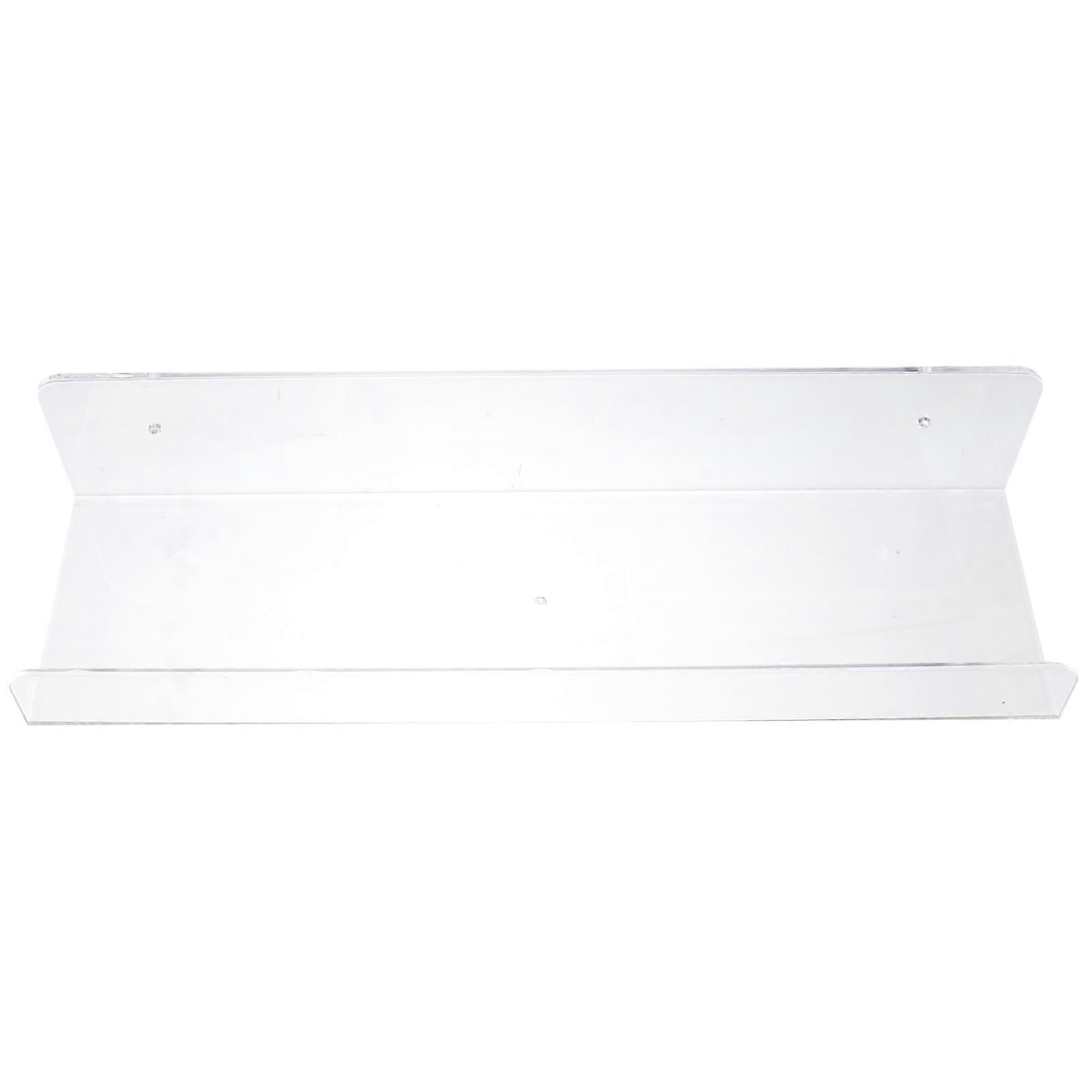 Transparent Acrylic Wall Shelf Wall Mounted Storage Rack for Kitchen