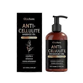 Biologische anti-cellulitis massageolie, verstevigend, hydraterend, niet-vettig, plantaardige ingrediënten