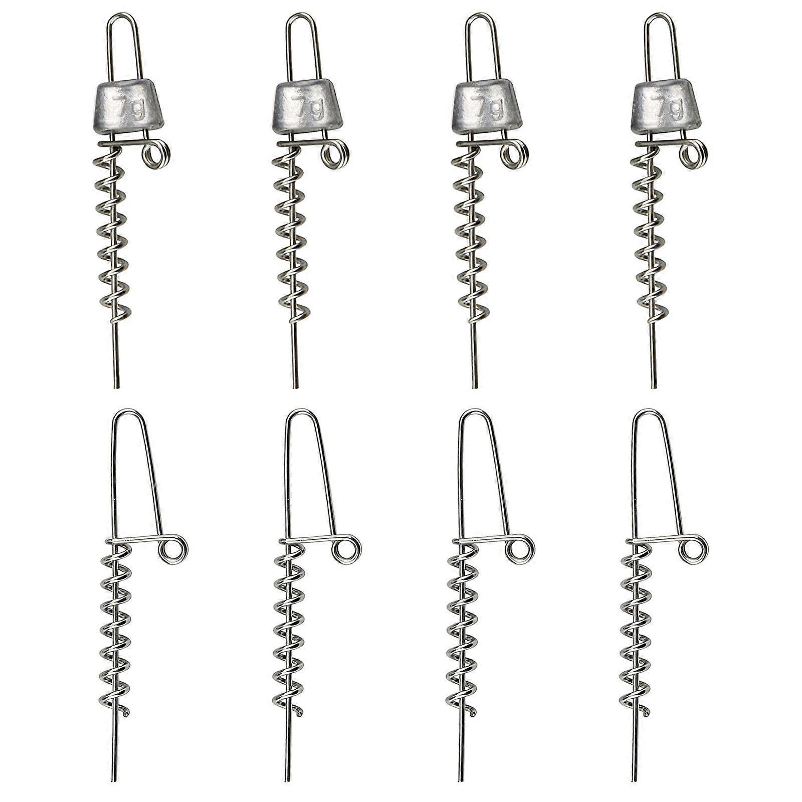 5/7/10/15/20g Stable Sinking Lock Pin Weights for Soft Baits Ensuring Reliable Retention and Consistent Depth Controls Multicolor
