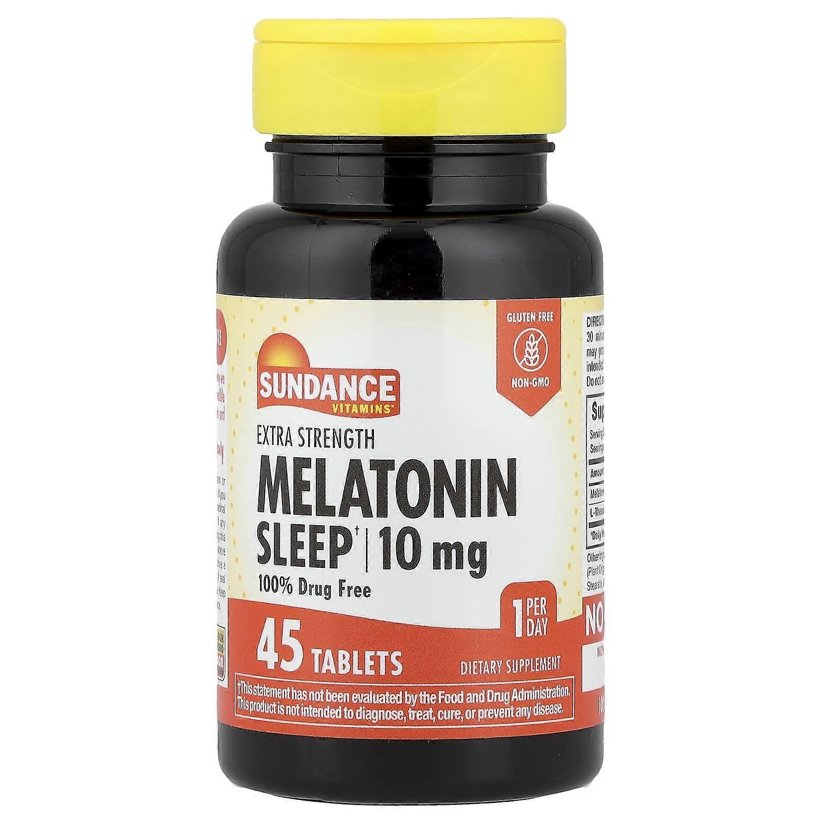 Sundance Vitamins, Melatonin Sleep, 45 Tablets, 4-Pack