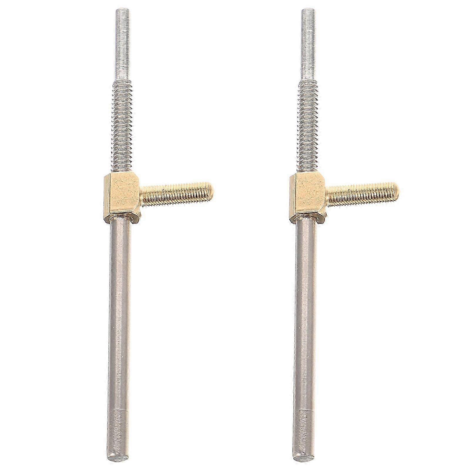 2pcs Cello Bow Screw String Instrument Bow Frog Screw Cello Fitting Part Supply