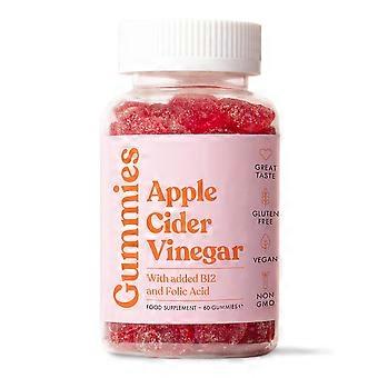 Ap/ple Ci/der V1negar Nutrição em Gel e Mastigáveis ​​para Cuidados com o Corpo, 60 Unidades - Presente para ela/ele