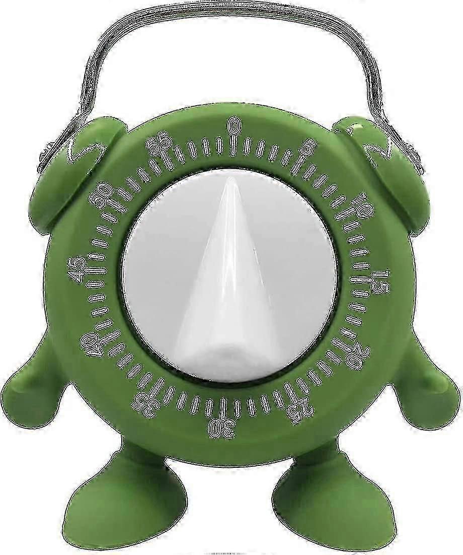 Kitchen Timer, Fit compatible withBaking Teaching Cooking Egg Potty Training Cute 60 Mins Twist Wind-up