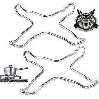 2 Pieces Universal Cast Iron Gas Ring, Universal Stove Holder, Wok Support Stand for Gas Hob, for Kitchens, Coffee Makers, Ovens, Gas Stovesc p