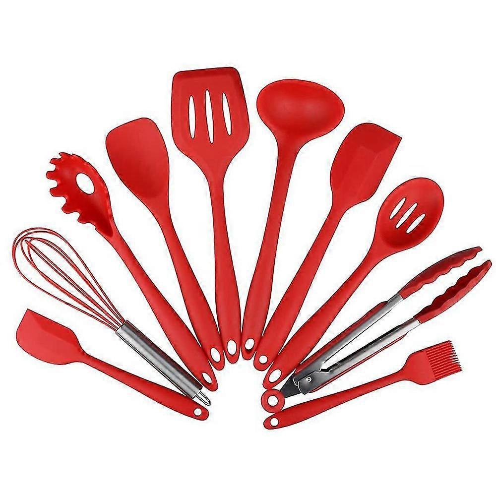 Silicone Kitchenware Set 10 Piece Non-stick Cookware Set Kitchen Tools