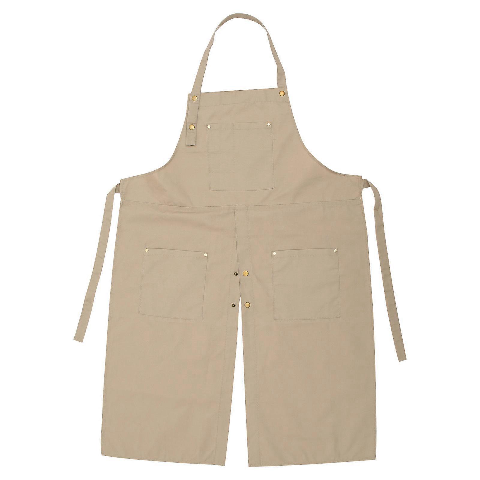 Oljefast forkle Chef Apron Multi-purpose Apron Maleri Forkle med lommer