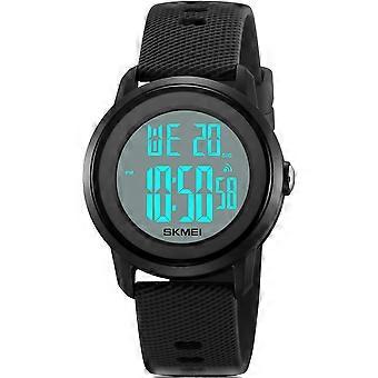 Digital Sports Watch for Women Men Waterproof Stopwatch Rubber Strap Wristwatch with Luminous Display, Alarm, Chime, EL Backlight, Countdown Unisex Ou