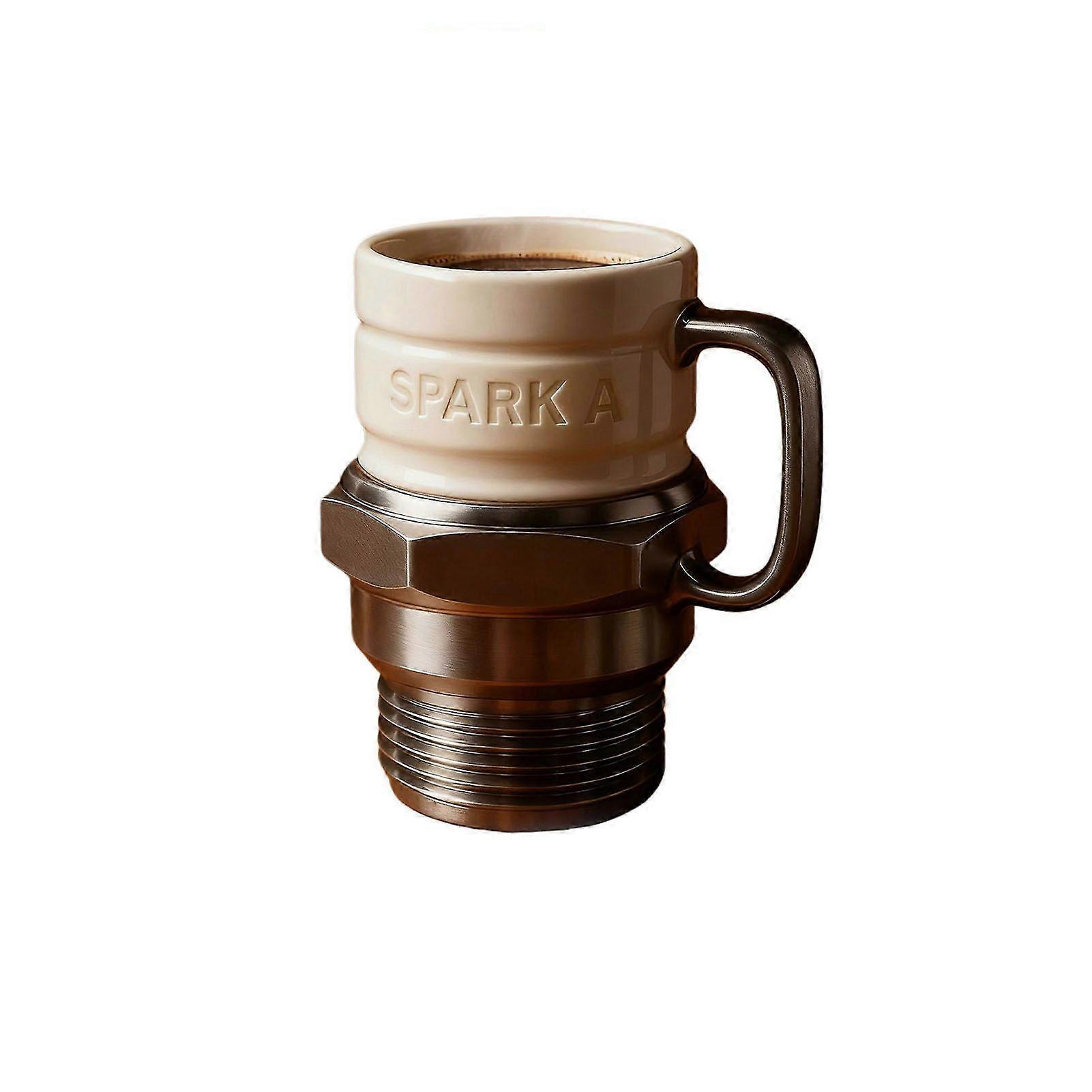 Spark Plug Mug Stylish Spark Plug-Shaped Coffee Cup
