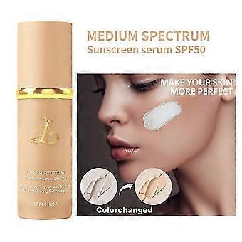 4 in 1 Ultra Blends Color Changing-Foundation, Feuchtigkeitsspendende wasserfeste, lang anhaltende Foundation, Make-up-Tool für Frauen