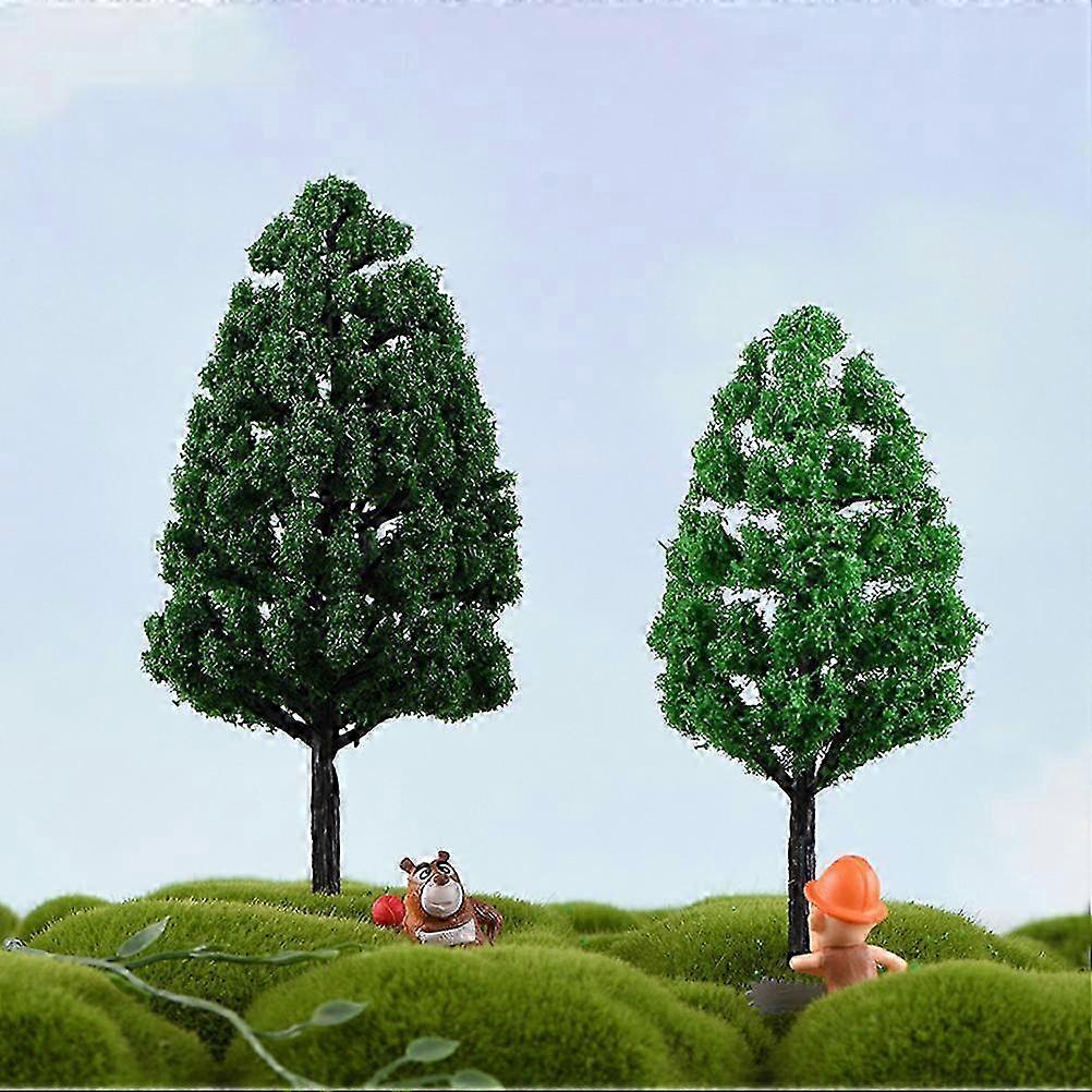 Simulation Model Trees Green Landscape Model Tree for Decoration 10Pcs