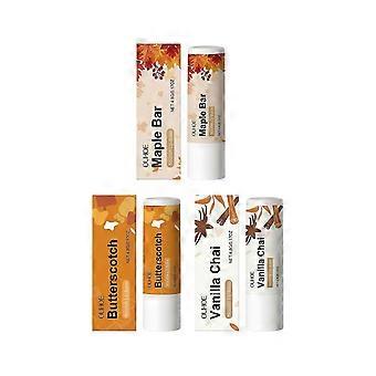 Plant Therapy Sugar & Spice Fall Lip Balm Trio Set, zoete seizoenssmaken, hydraterend en verzorgend, gemaakt met vitamine E en natuurlijke plantaardige ingrediënten