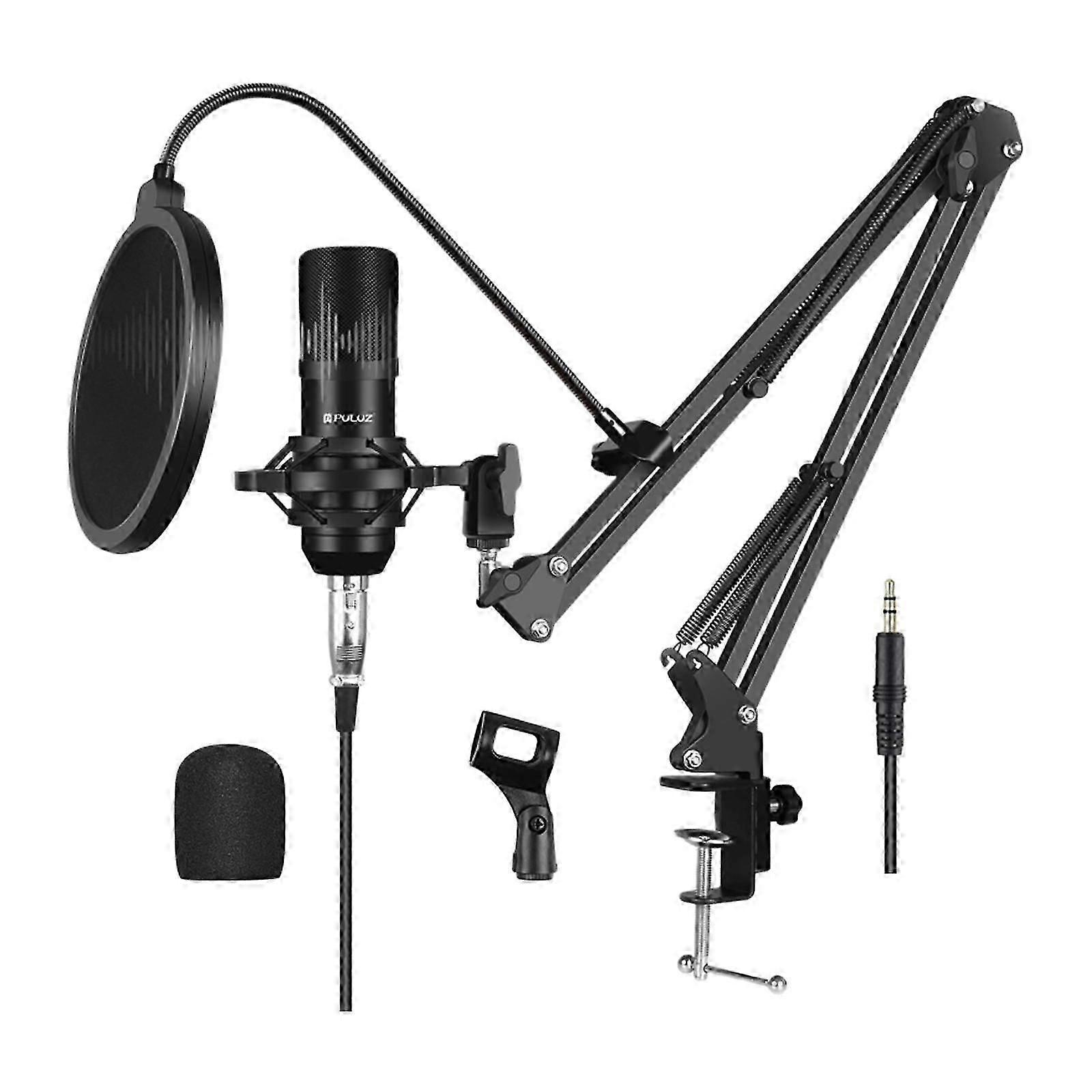 Studio Broadcasting Recording Condenser Microphone & Adjustable