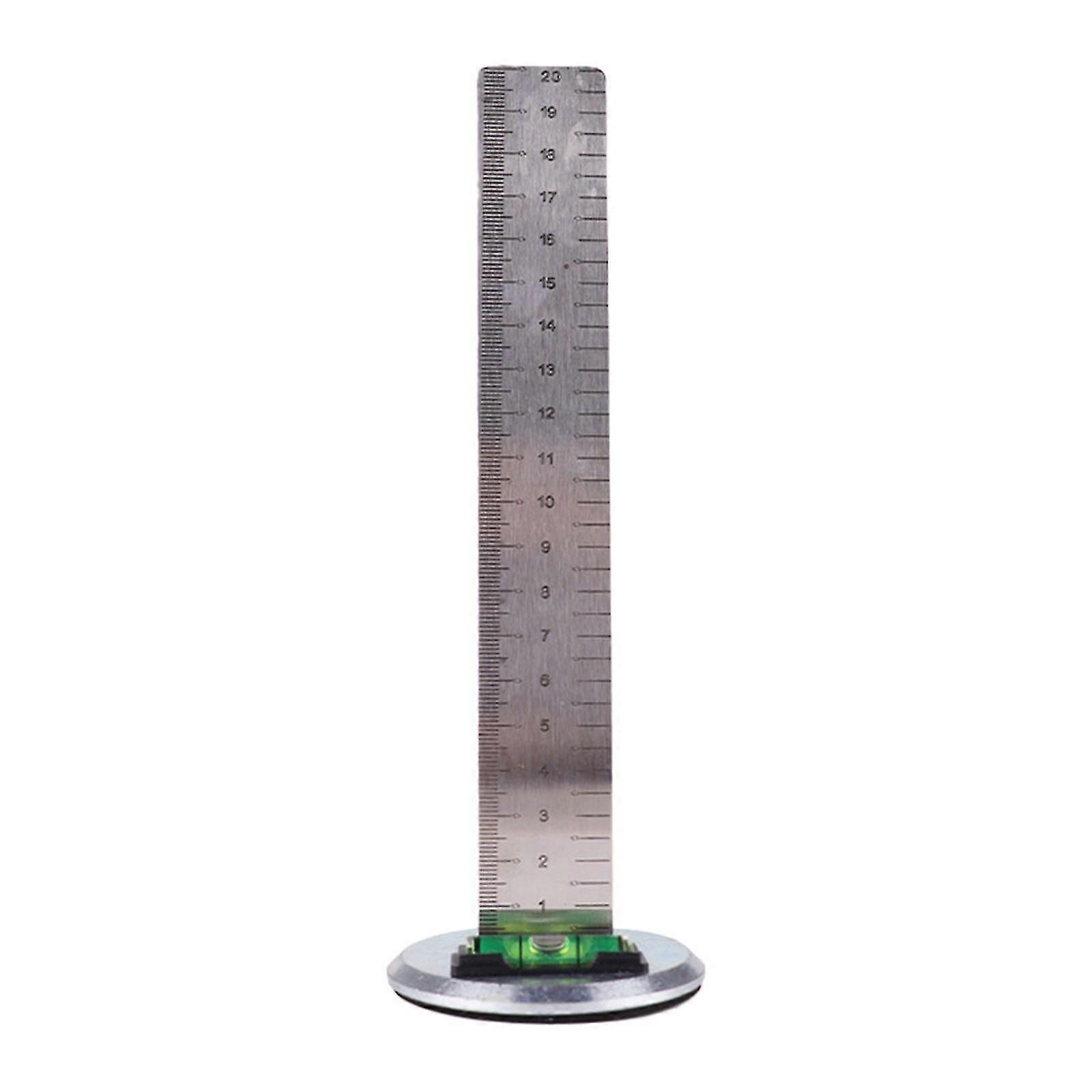 Equal Height Ruler Tile Leveling Gauge With Bubble Level For Precise Alignment And Steel Construction Multicolor
