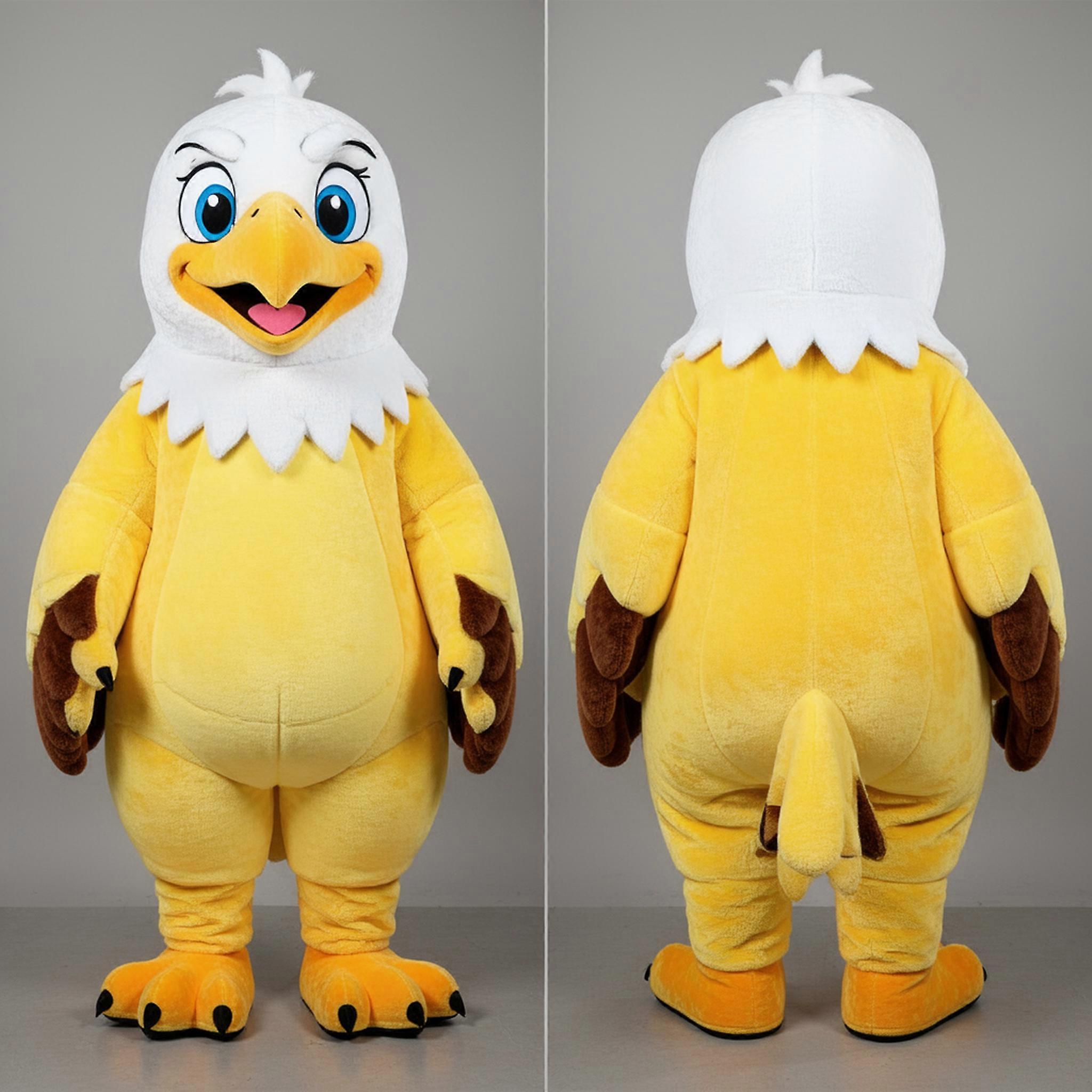 MASTICOT Golden Majestic Bald Eagle Mascot