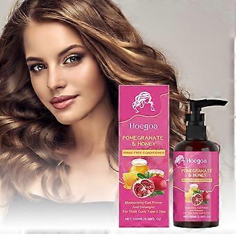 Hoegoa Pomegranate No-Rinse Conditioner Nourishes Dry And Frizzy Hair, Gently Smooths, Moisturizes, And Adds Shine