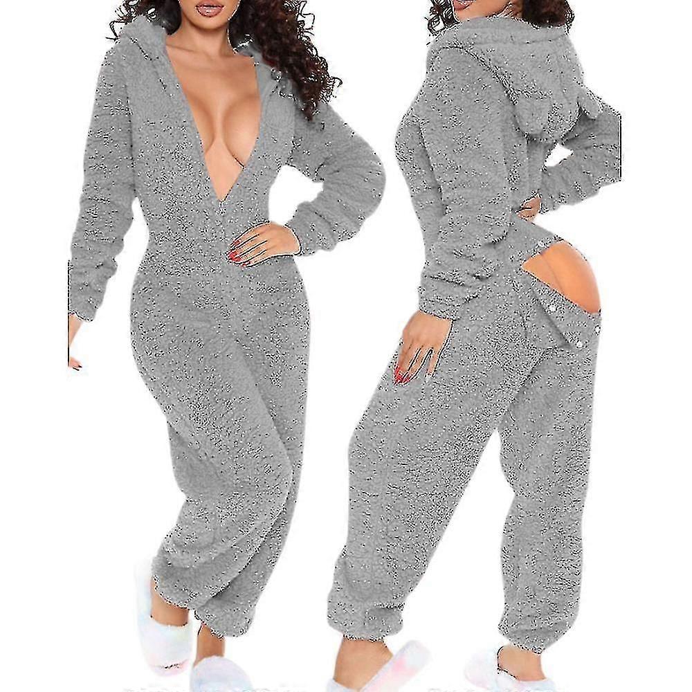 Lång, varm och borstad pyjamas