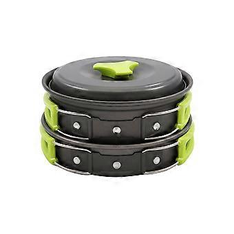 Camping Pot Pan Bowl Set for Outdoor Use 10Pcs