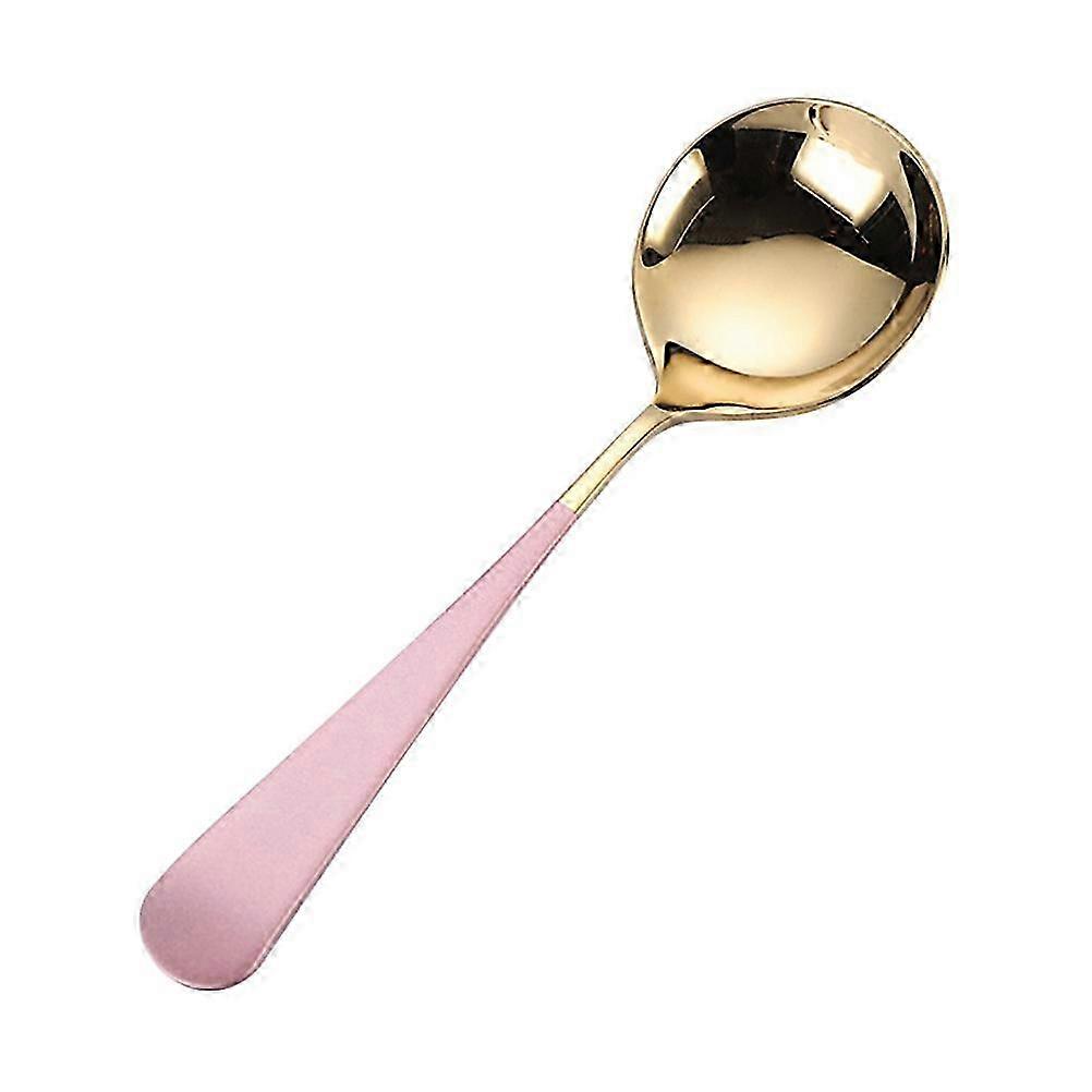 3Pcs 304 Stainless Pink Serving Spoons