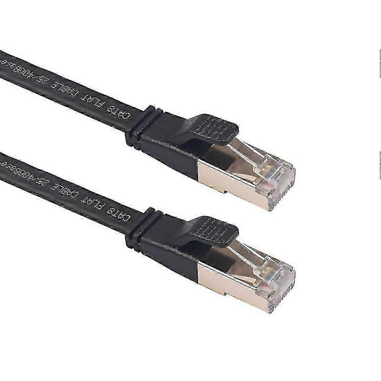 Cat8 Flat Ethernet Cable 40Gbps 2000MHz