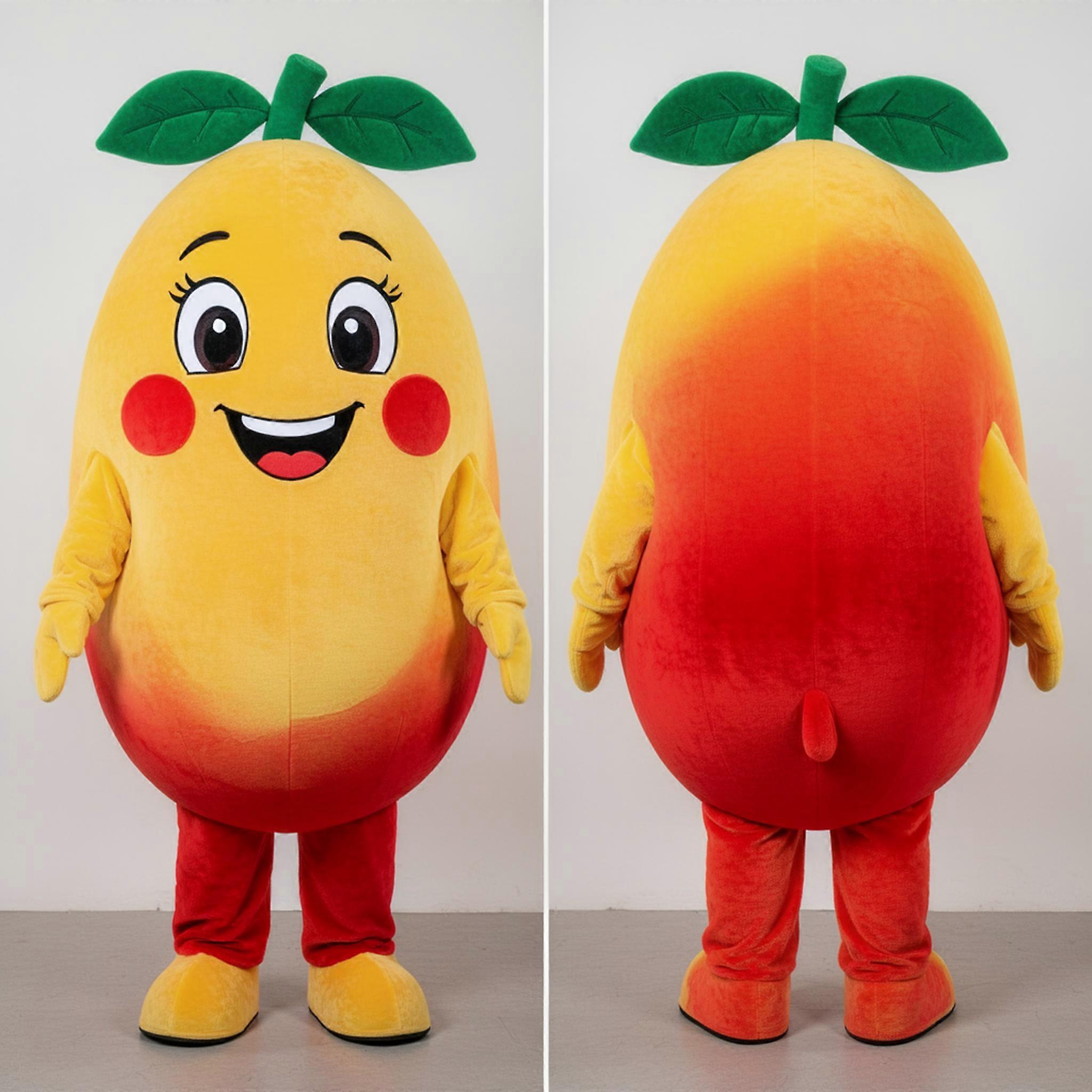 MASTICOT Golden Yellow Cheerful Mango Mascot