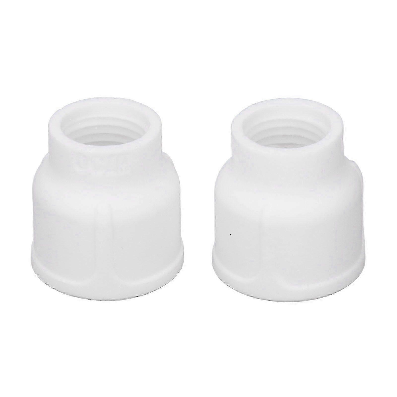 19mm White Ceramic Tig Cup Pair