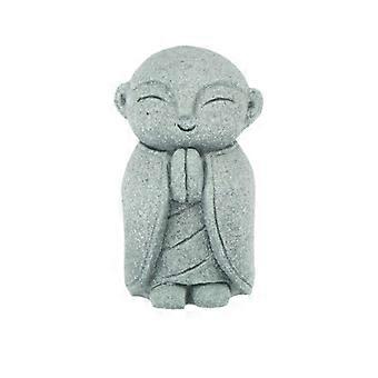 Mini-Mönchsfigur im Zen-Stil aus Kunstharz, Dekoration für Aquarium, Fischbecken, Mikro-Szene, Garten, Bonsai-Ornament