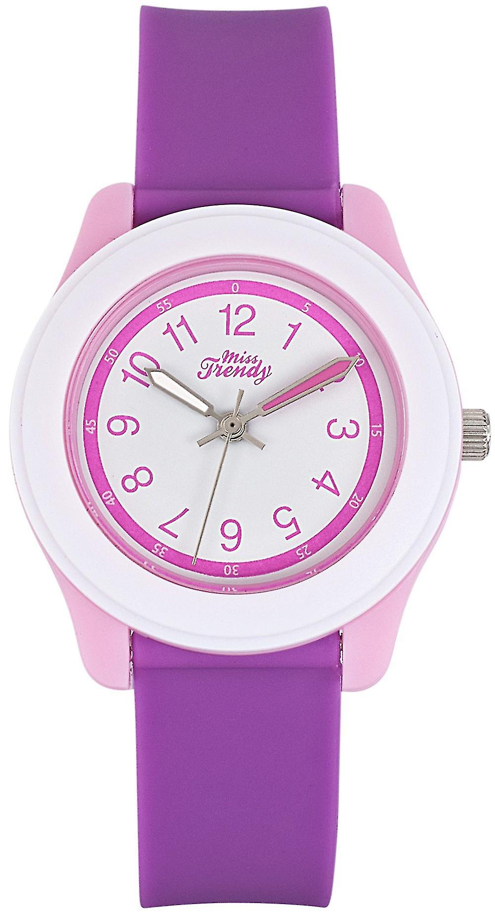 Miss trendy Quartz Analog Child Watch with KL239 Plastic Bracelet
