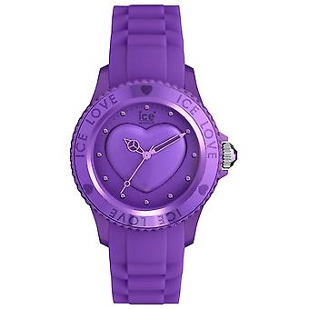 Ice-love Quartz Analog Woman Watch with LO Silicone Bracelet. Lr. S.S.11