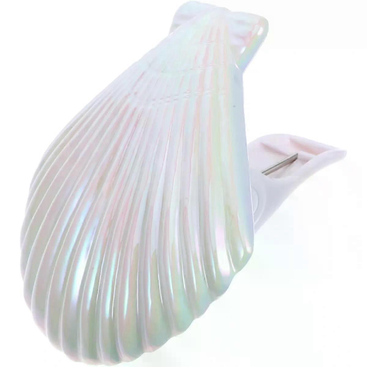 Towel Clips for Clothes Shell Shaped White Abs Clips