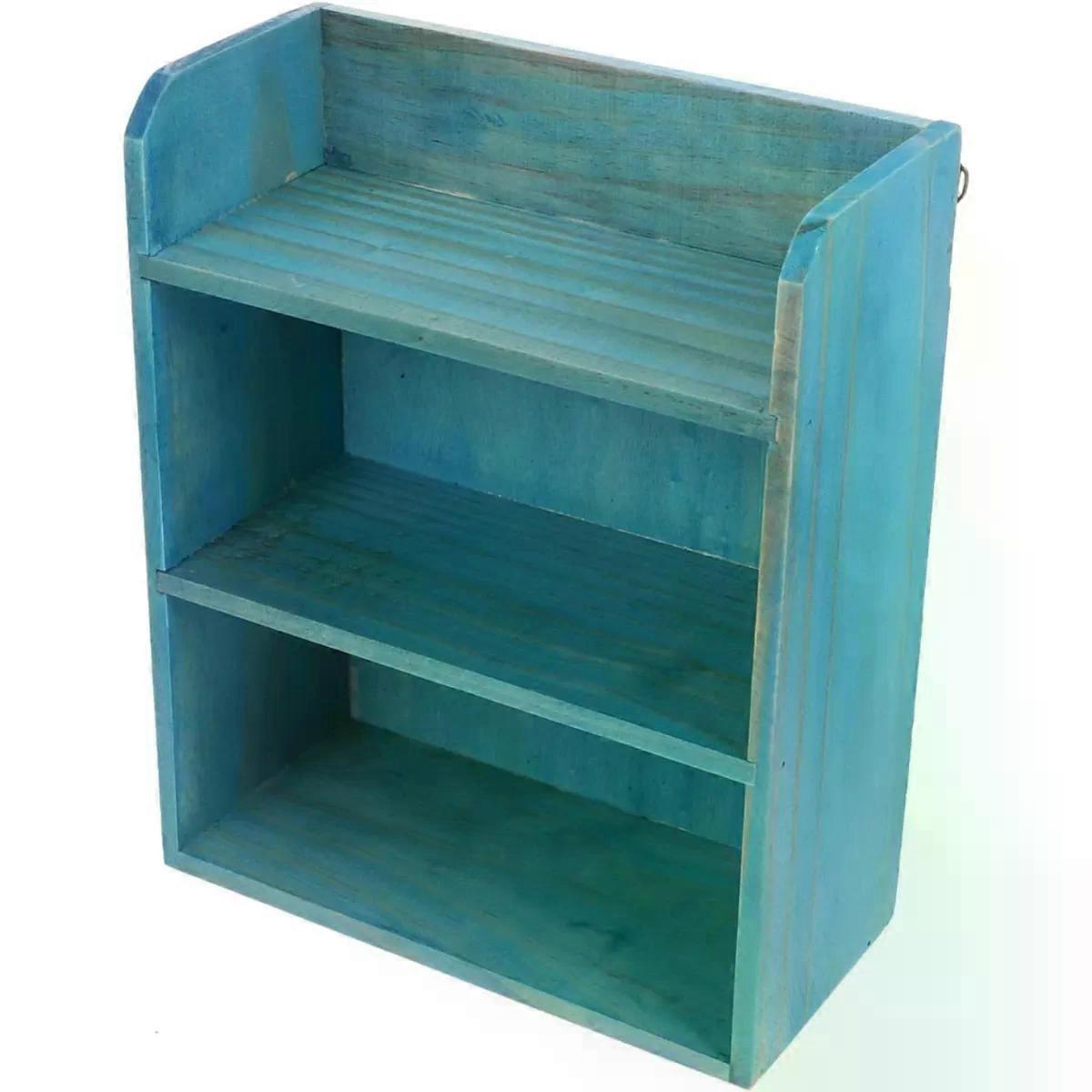 Mini Multi-layer Items Display Box Storage Shelf Xmas Solid Wood