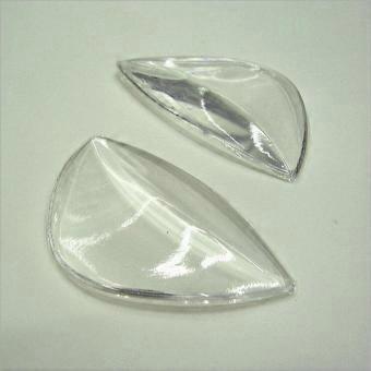1 Pair Of Silicone Gel Cushion Shoe Insert Foot Wedge Arch Support Pad Hug Heel