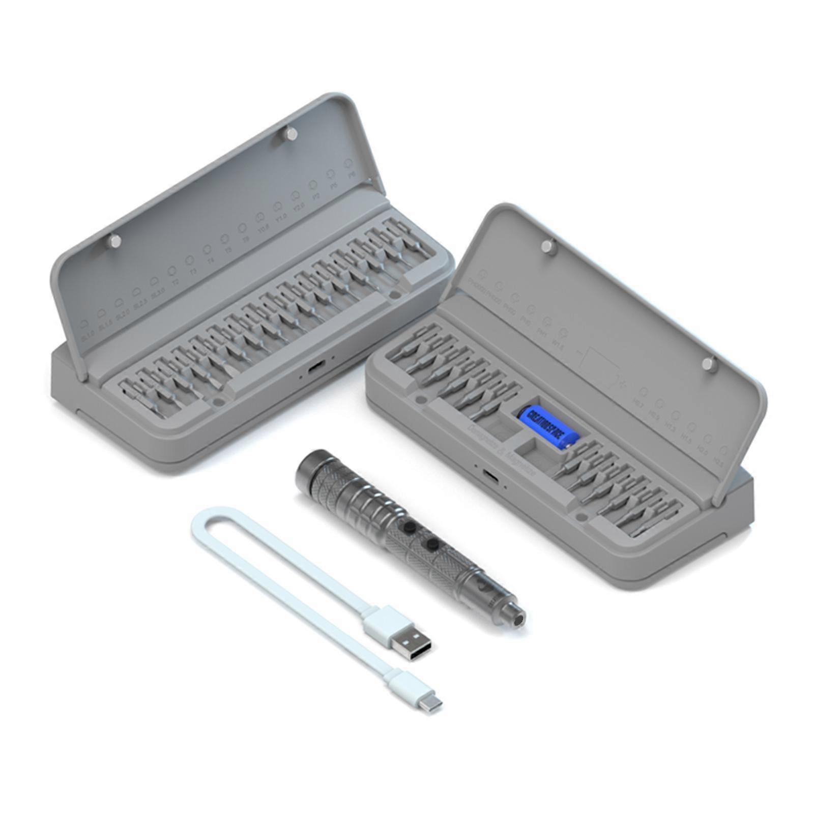 Cordless Electric Screwdriver Set Precision Bit Charging Box Multifuctional