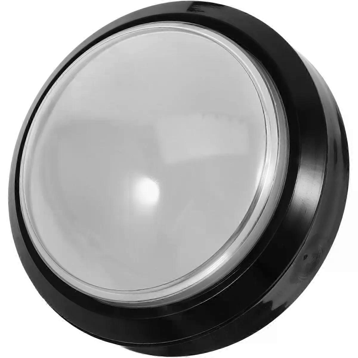 Button Clock for Blind Big Talking Button for Elderly Men Seniors Talking Clock Communication Button Alarm Clock Large Talking Button Buzzer White Abs
