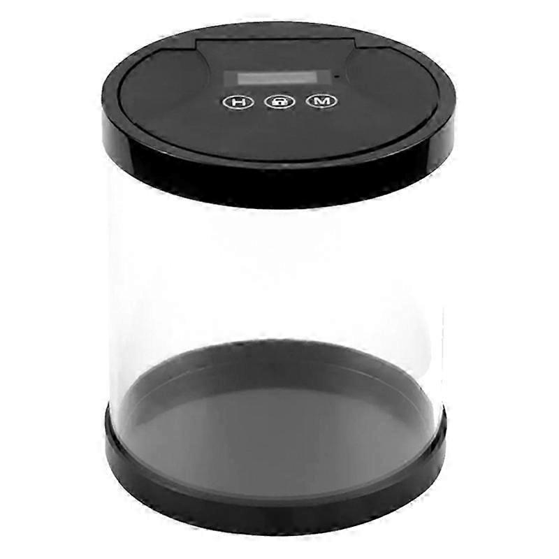 Electronic Time Lock Box Timer Lock Container Black