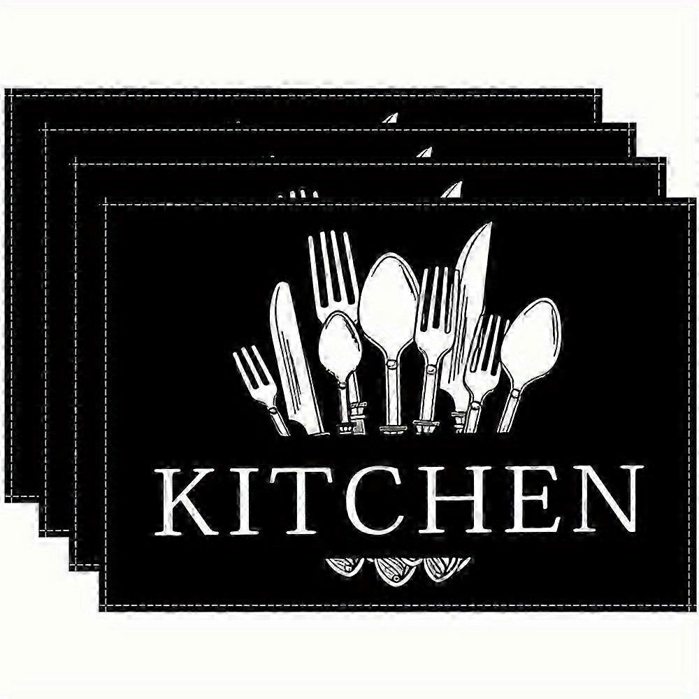 Elegant Rustic Washable Dining Placemats