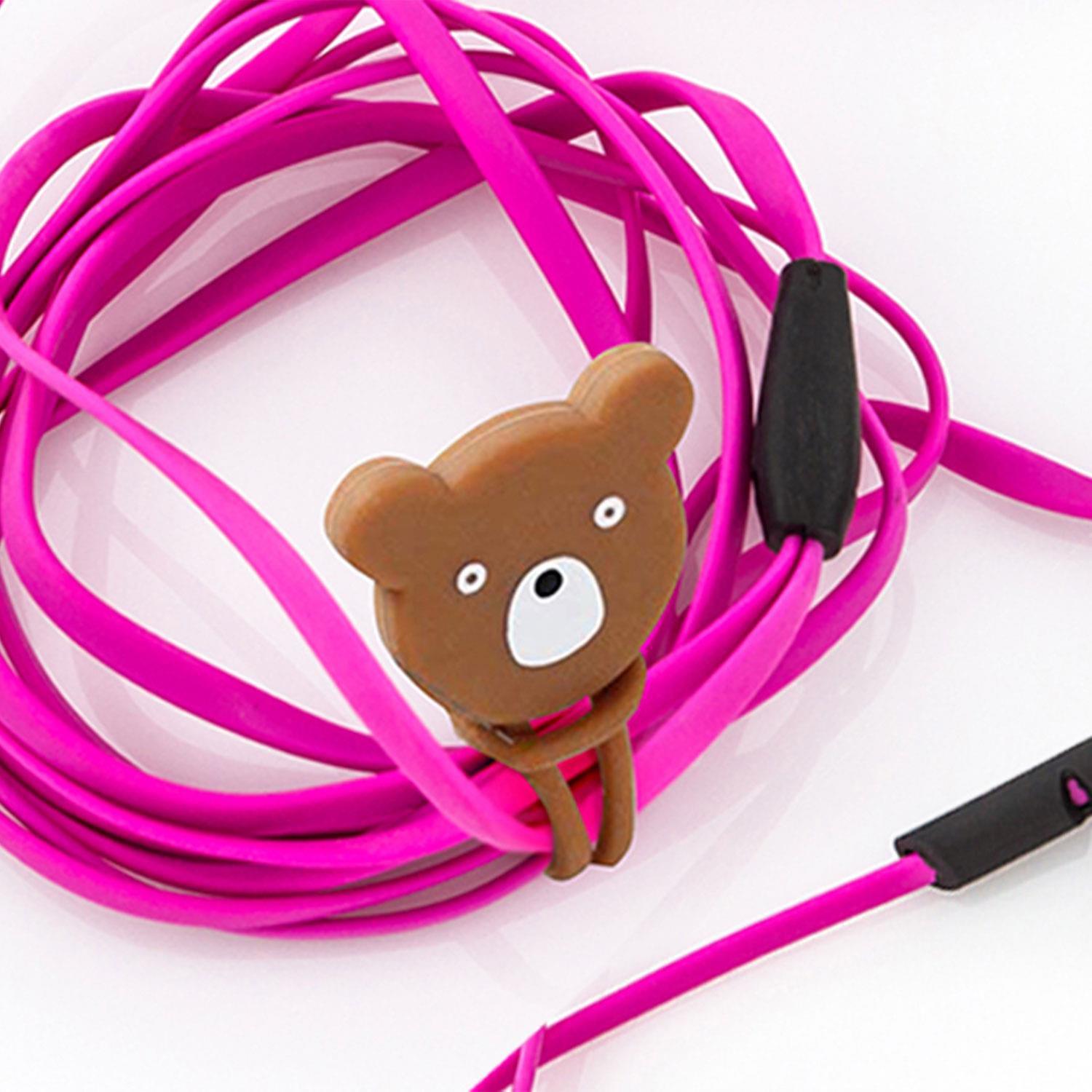 Aquarius, Cartoon Cord Cable Organiser, Panda, Coffee