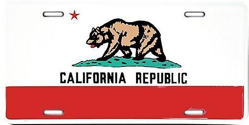 California State Flag License Plate