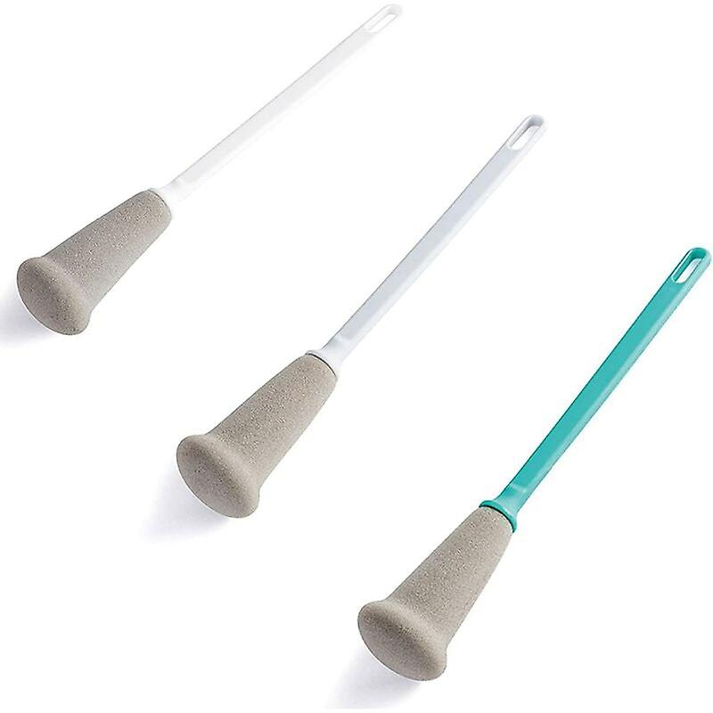 3 Pcs Bottle Brush Sponge Long Handle Kitchen Foam Brush for Cup Cleaning