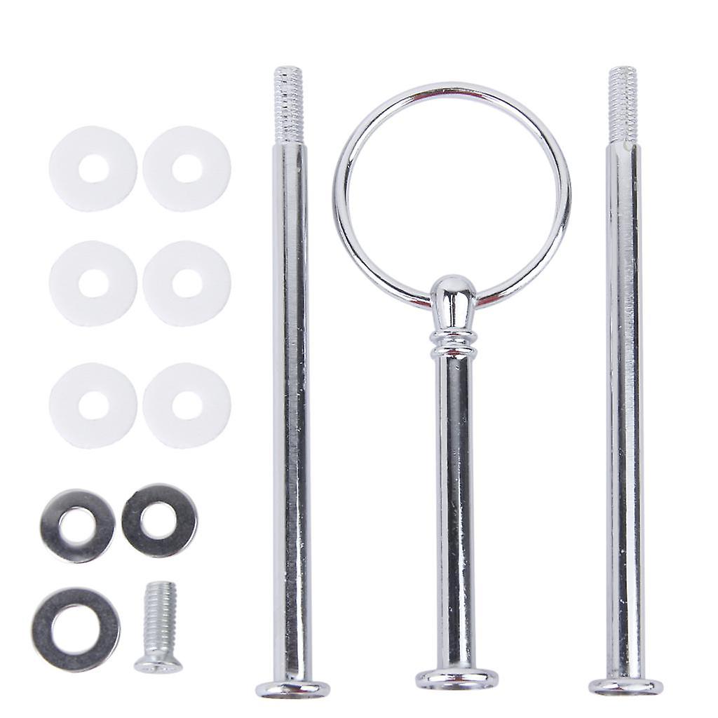 3 Tiers Cupcake Plate Stand Handle Fitting Party Wedding Dessert Server E