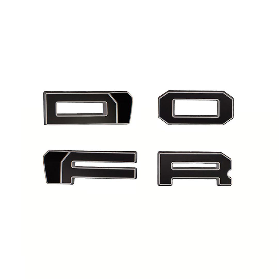 4 γράμματα για τροποποιημένη μάσκα σχάρας πλέγματος για Ranger 2019-2020 T8 Px3 Mk3 Xl Xl+ Xls Xlt Limited Wildtrak Pickup Trucks