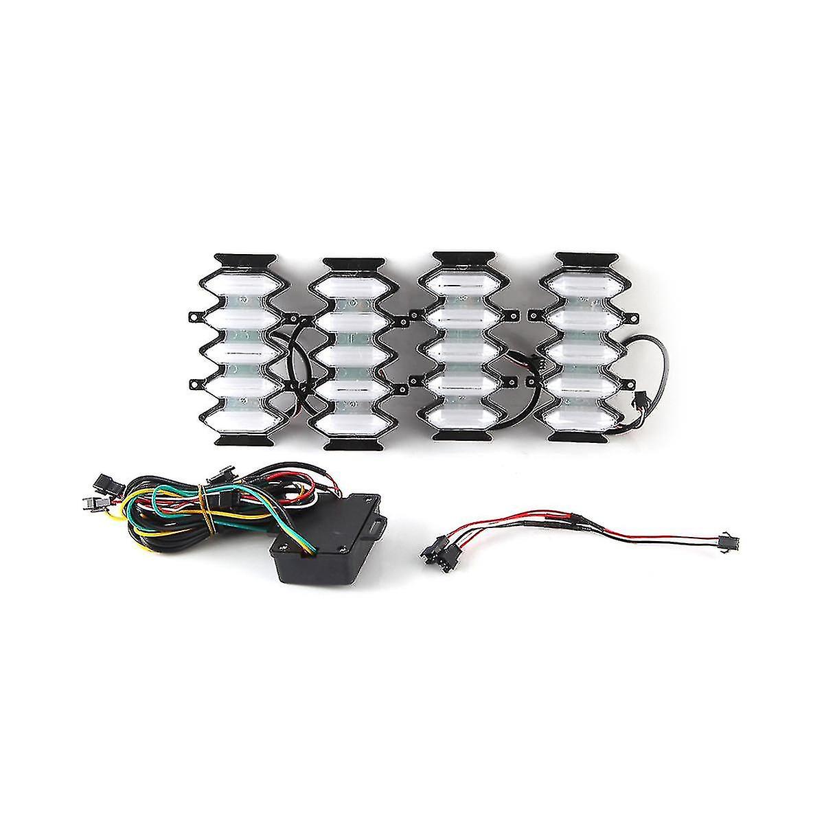 Front Grille Led Daytime Running Light Turn Signal Yellow+white For Jimny 2019- Accessories, 4p