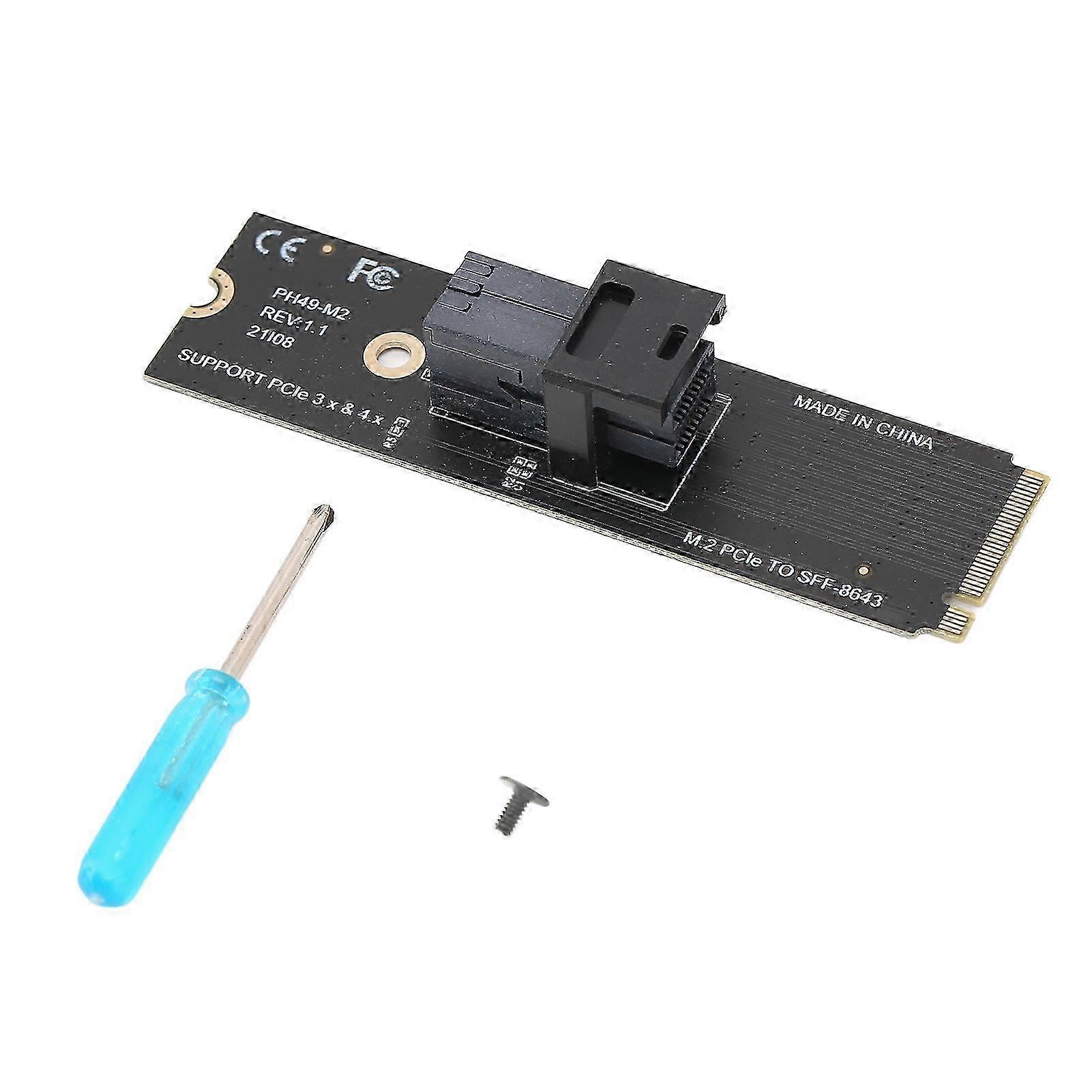Adapter Expansion Card M.2NVME to U.2 64GT / S Strong Compatibility Support NVME Protocol Transfer Expansion CardPH49-M2