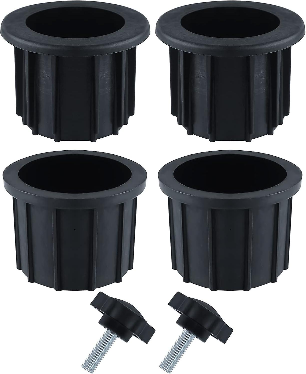 1 set (6 pieces) of balcony parasol accessories, 4 parasol rings