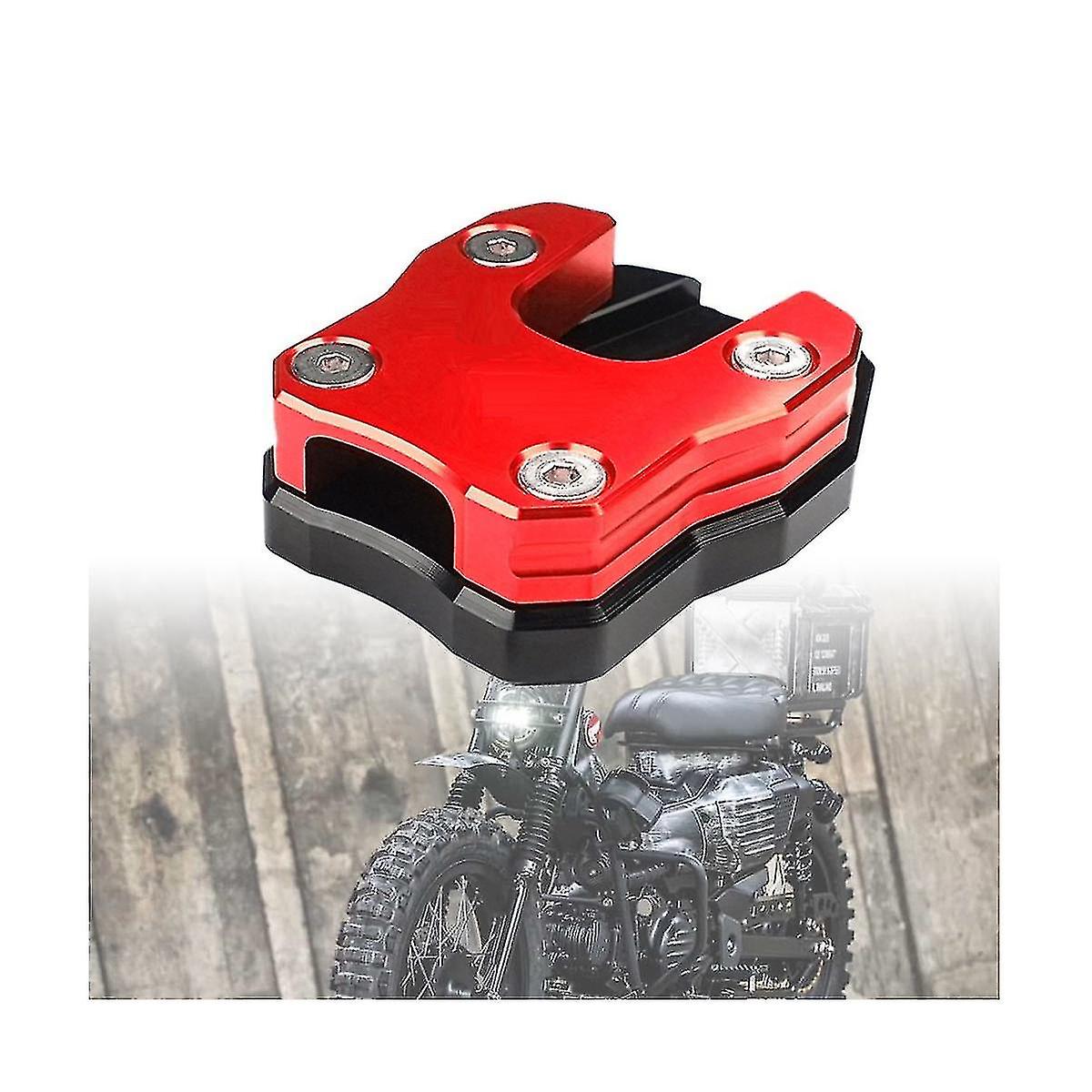 Motorcycle Side Stand Enlarge Extension Kickstand Pad For Ct125 Ct 125 2020- (blue)