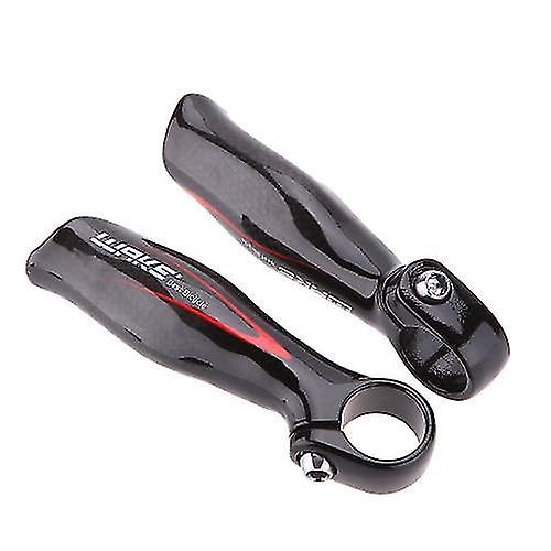 Bicycle Bike 2pcs Carbon Fiber Mtb Handlebar Bar Ends 22.2mm