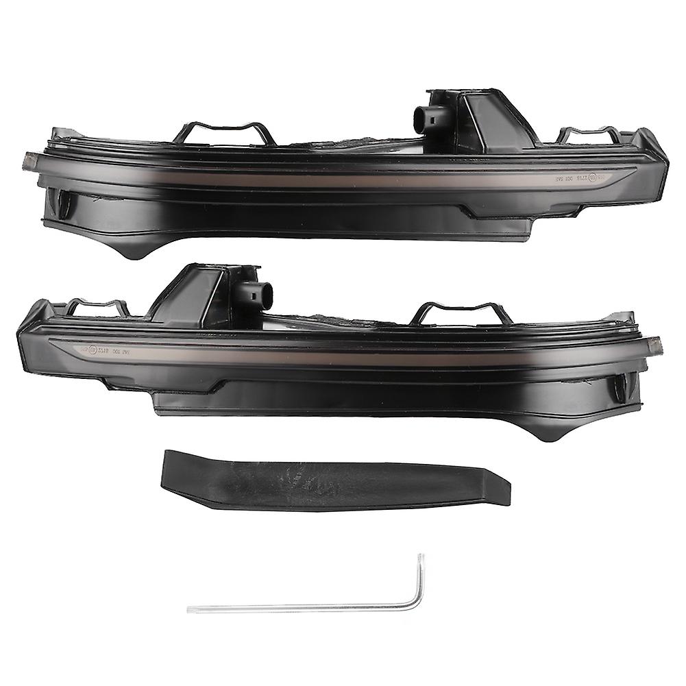 12V 1.5W LED Dynamic Sequential Blink Exterior Side Mirror Indicator Turn Signal Yellow Light Fits for Q5 Q7 4M