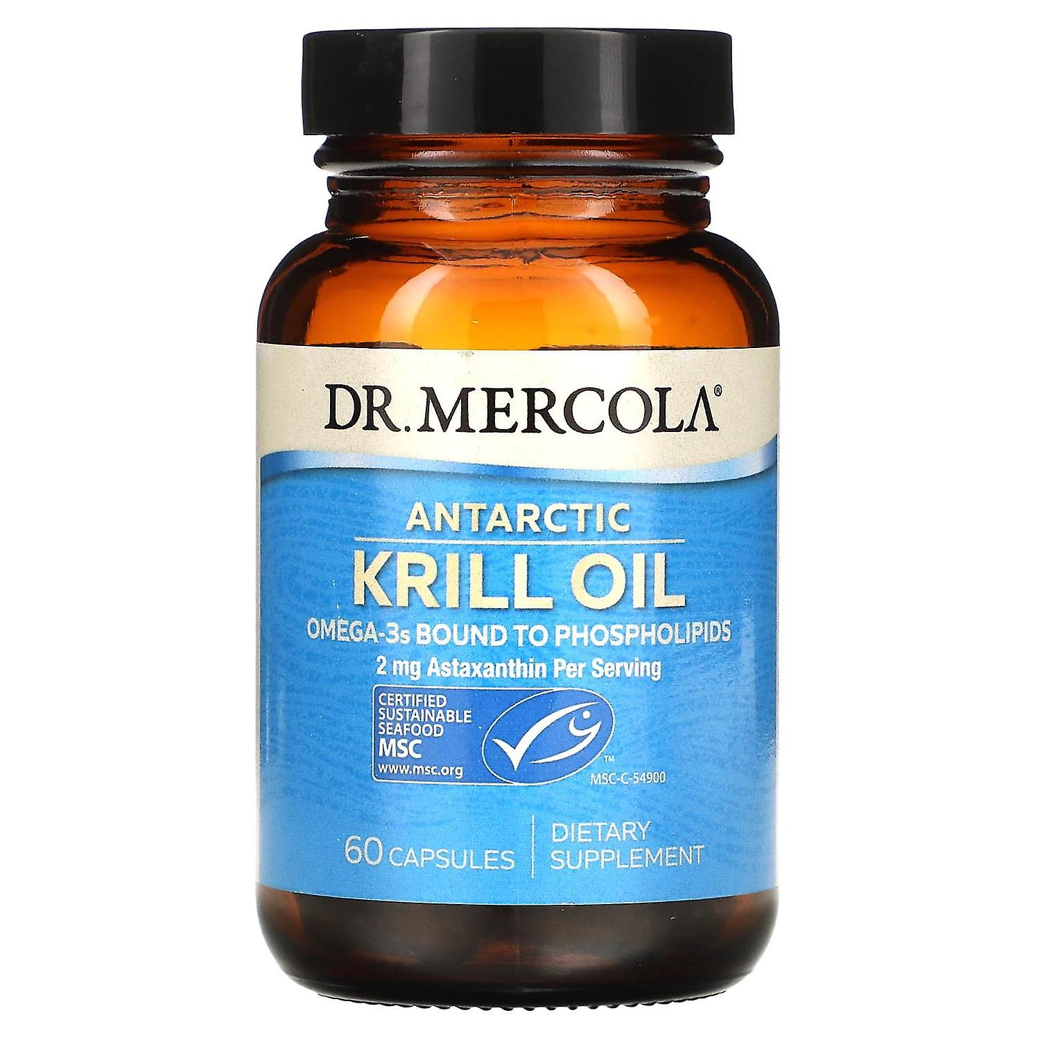 Dr. Mercola, Antarctic Krill Oil, 60 Capsules